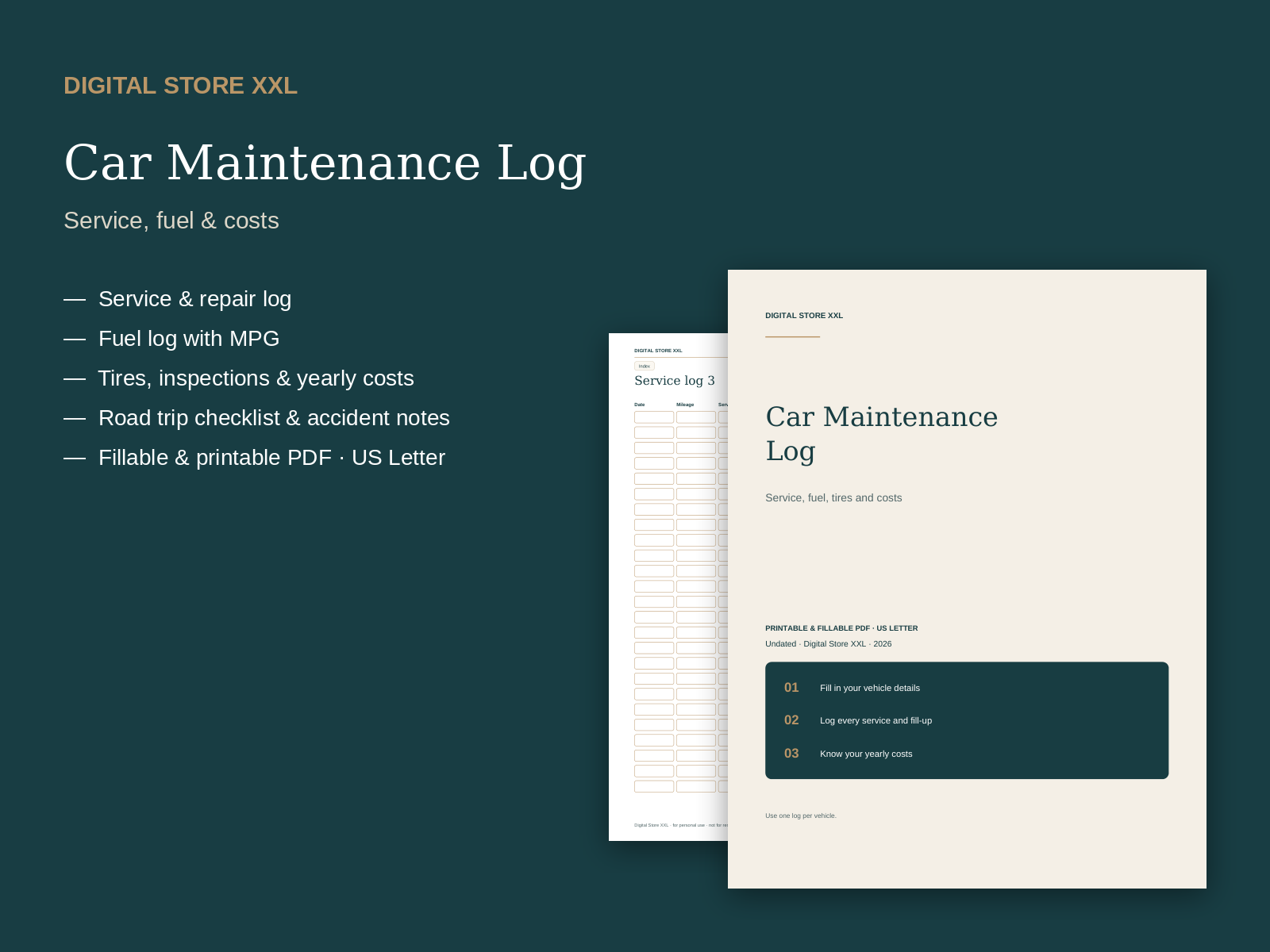 Car Maintenance Log