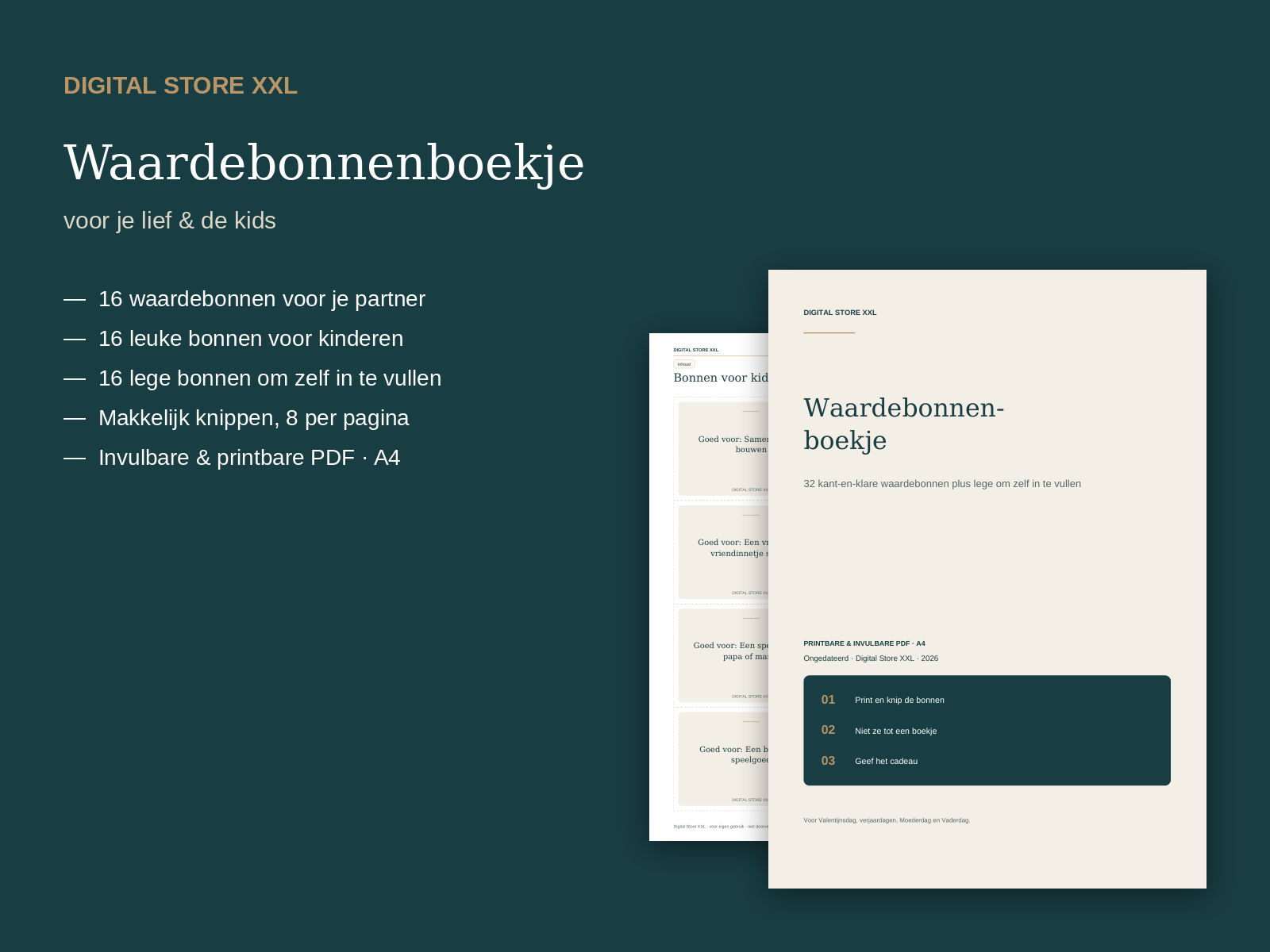 Waardebonnenboekje