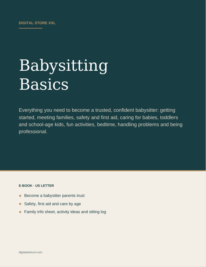 Babysitting Basics — sample page 1