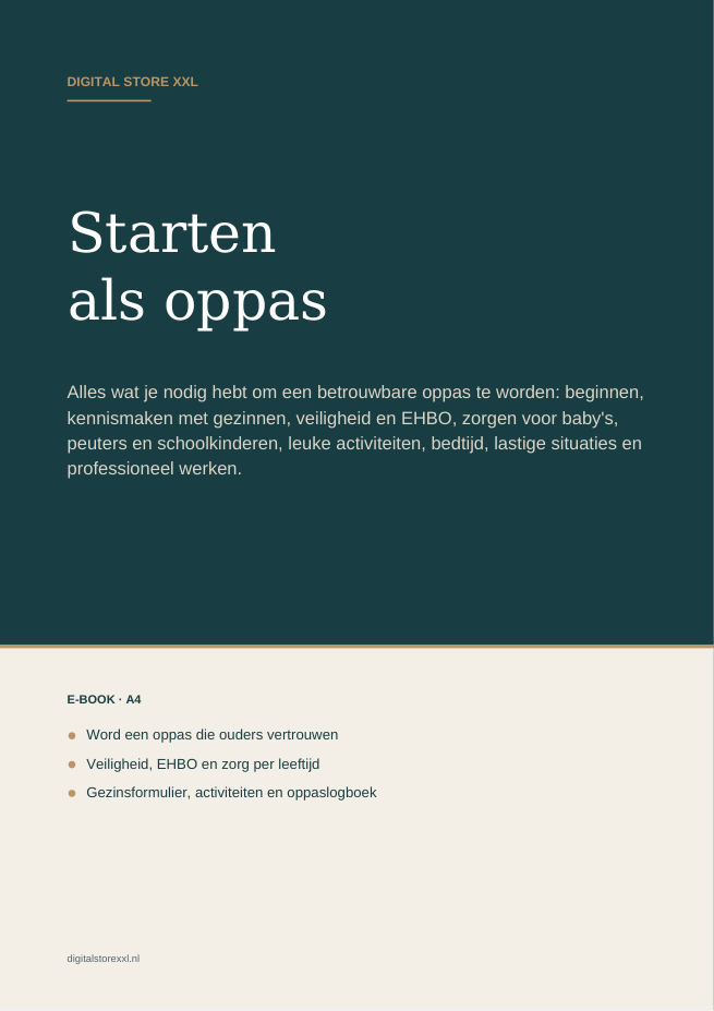 Starten als oppas — voorbeeldpagina 1