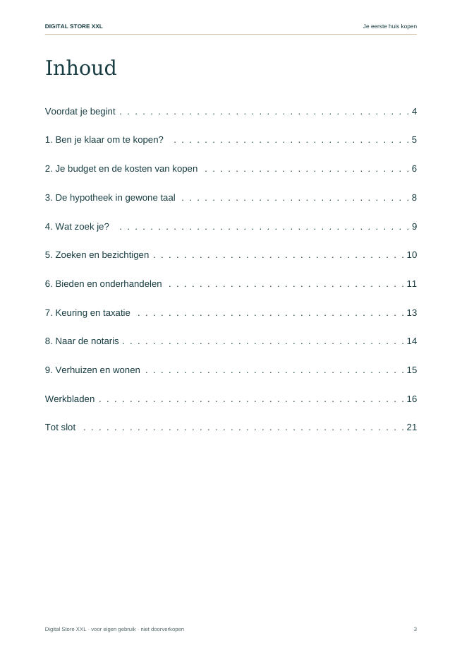 Je eerste huis kopen — voorbeeldpagina 3