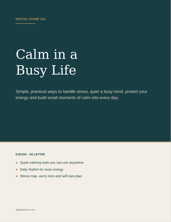 Calm in a Busy Life — sample page 1