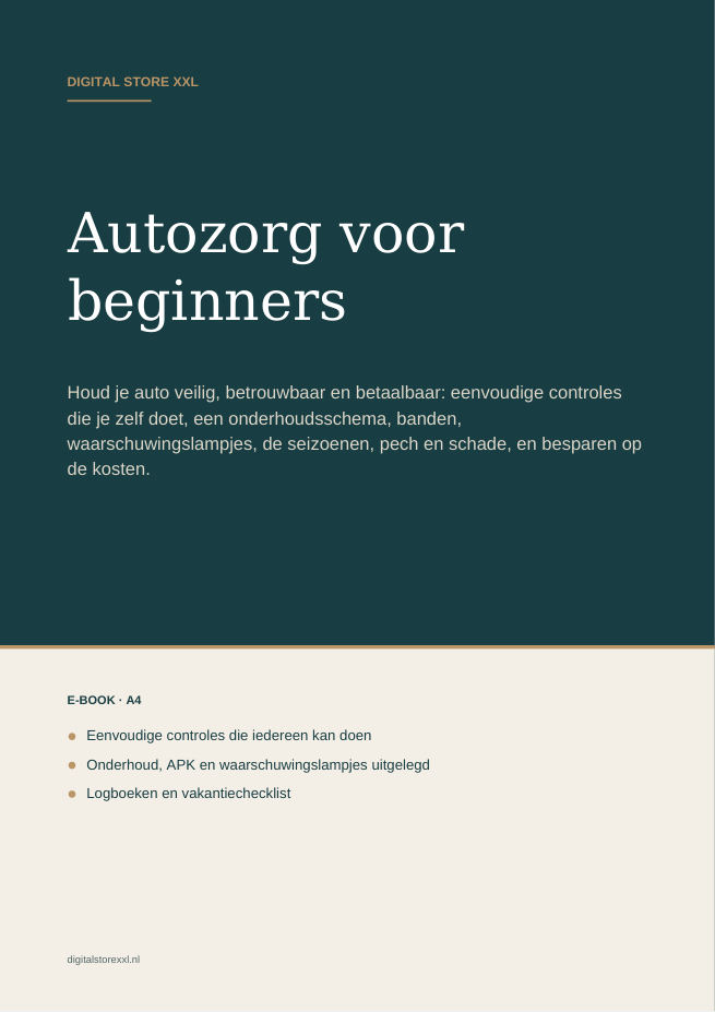 Autozorg voor beginners — voorbeeldpagina 1