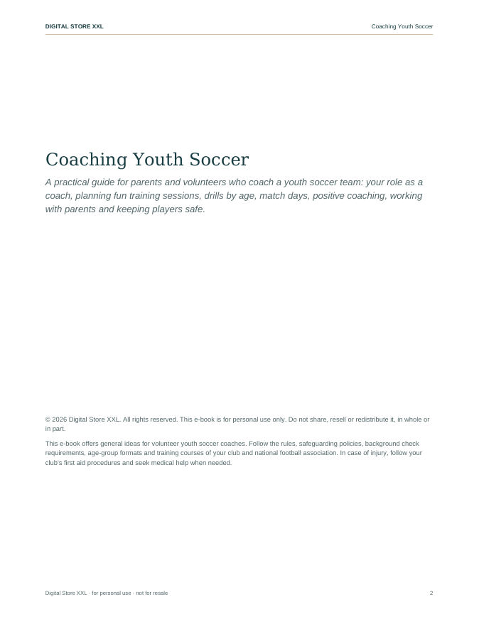 Coaching Youth Soccer — sample page 2