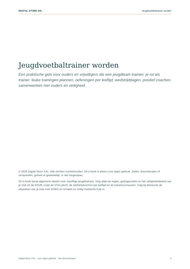 Jeugdvoetbaltrainer worden — voorbeeldpagina 2