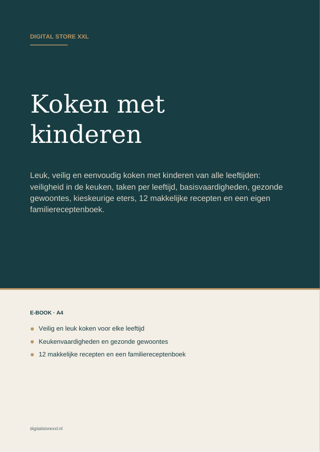 Koken met kinderen — voorbeeldpagina 1