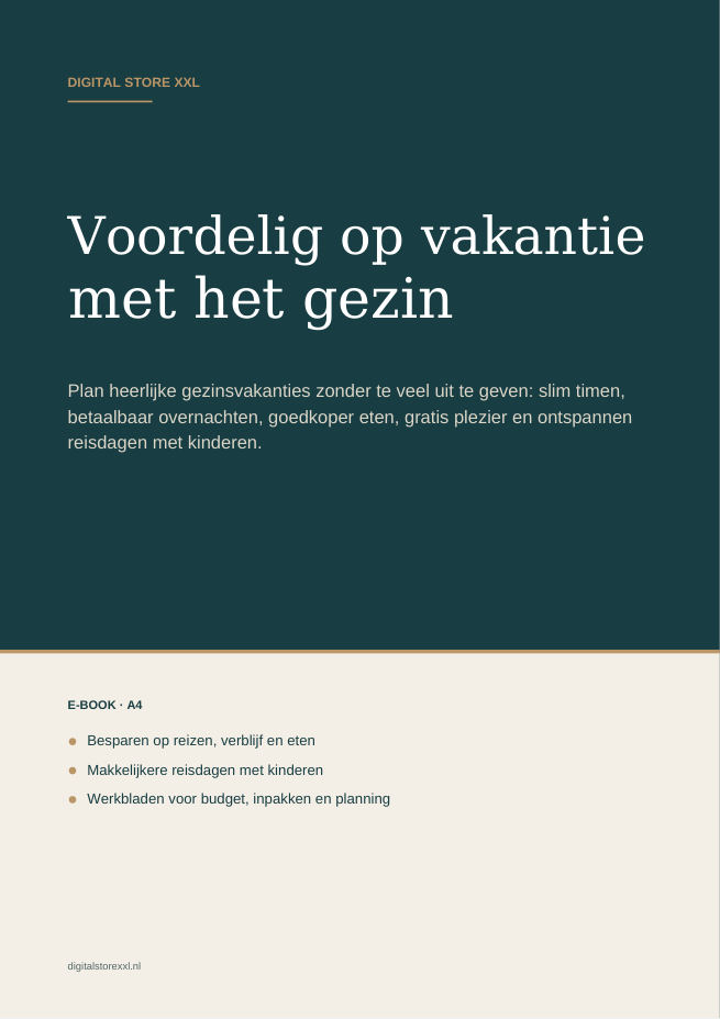 Voordelig op vakantie met het gezin — voorbeeldpagina 1