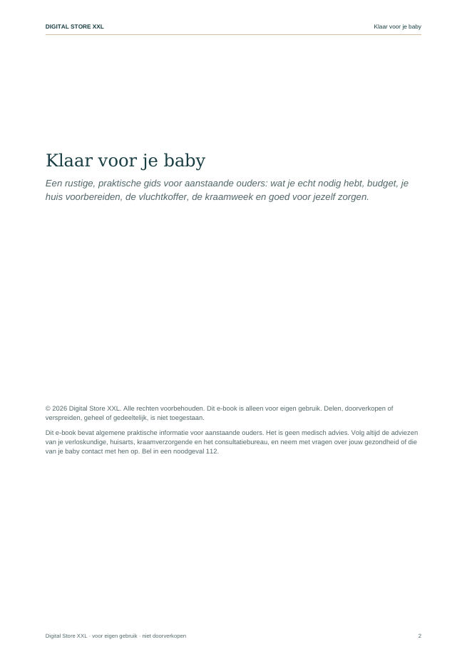 Klaar voor je baby — voorbeeldpagina 2