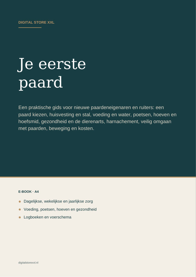 Je eerste paard — voorbeeldpagina 1