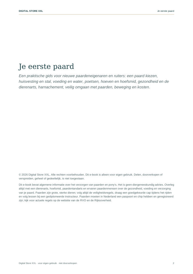 Je eerste paard — voorbeeldpagina 2