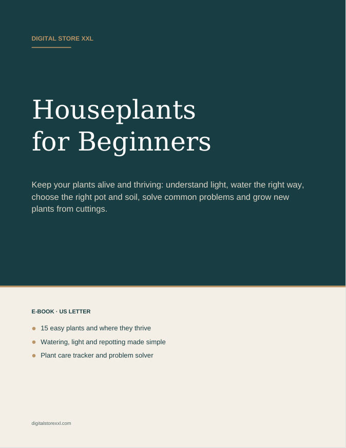 Houseplants for Beginners — sample page 1