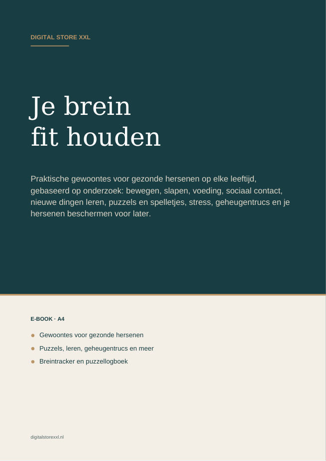 Je brein fit houden — voorbeeldpagina 1