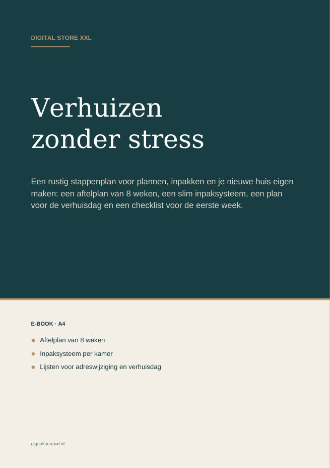 Verhuizen zonder stress — voorbeeldpagina 1