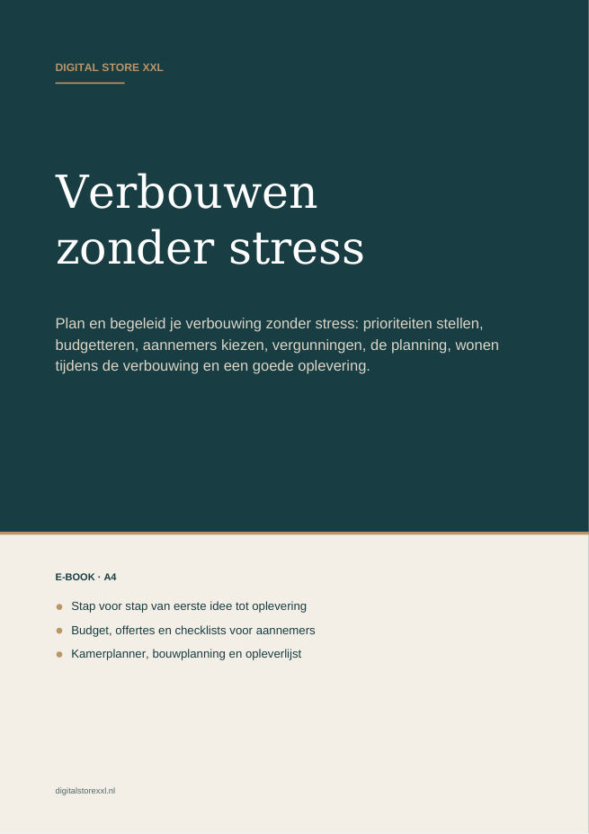 Verbouwen zonder stress — voorbeeldpagina 1