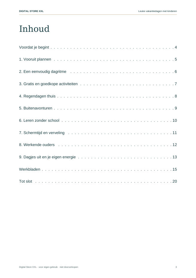 Leuke vakantiedagen met kinderen — voorbeeldpagina 3