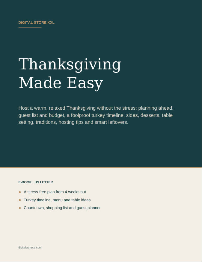 Thanksgiving Made Easy — sample page 1
