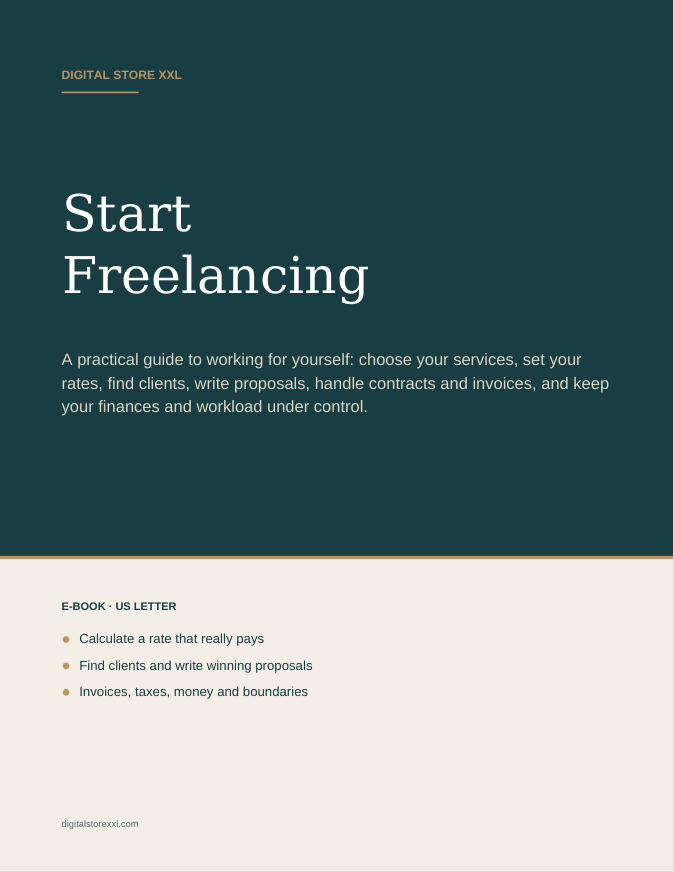 Start Freelancing — sample page 1