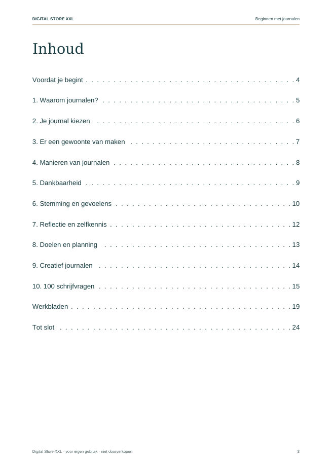 Beginnen met journalen — voorbeeldpagina 3