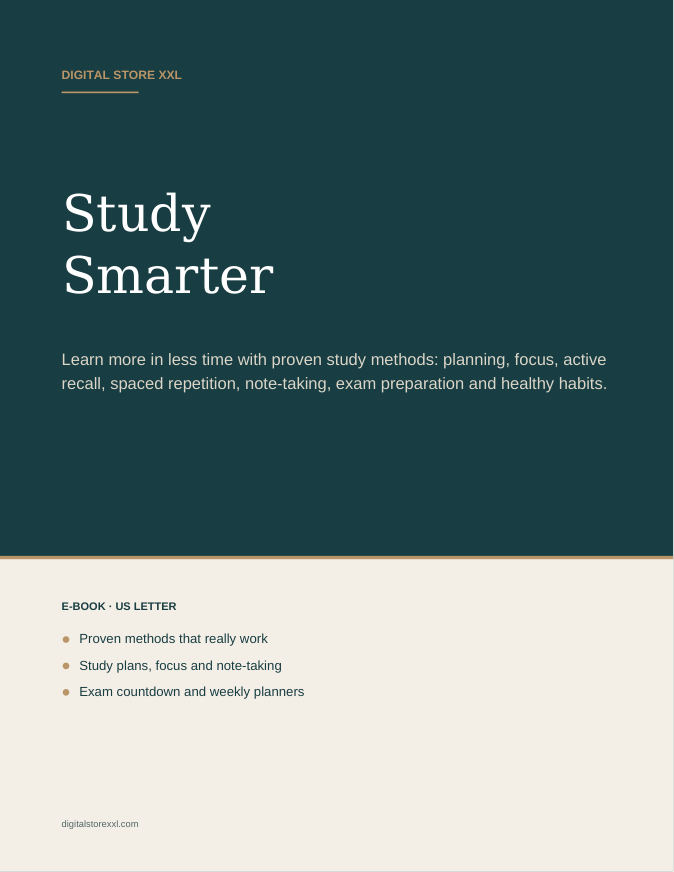 Study Smarter — sample page 1