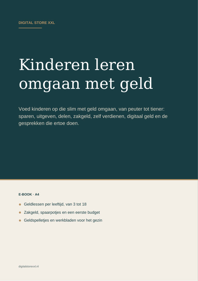 Kinderen leren omgaan met geld — voorbeeldpagina 1