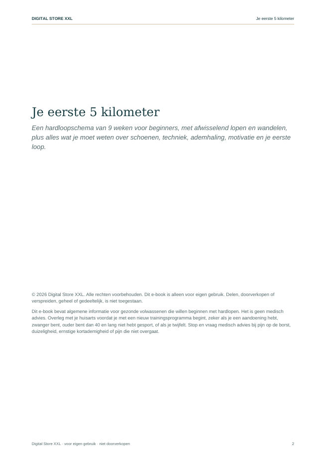 Je eerste 5 kilometer — voorbeeldpagina 2